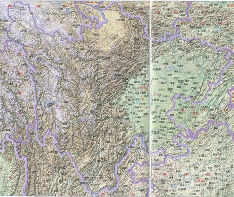 四川地理|四川省地形图、海拔、地势